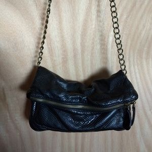 Black Leather Purse